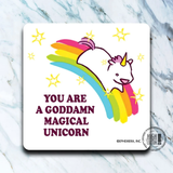 You Are a Magical Unicorn Coaster