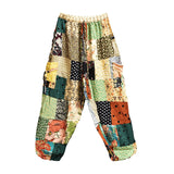 Colorful Patchwork Harem Pants | 36" | Colors Vary