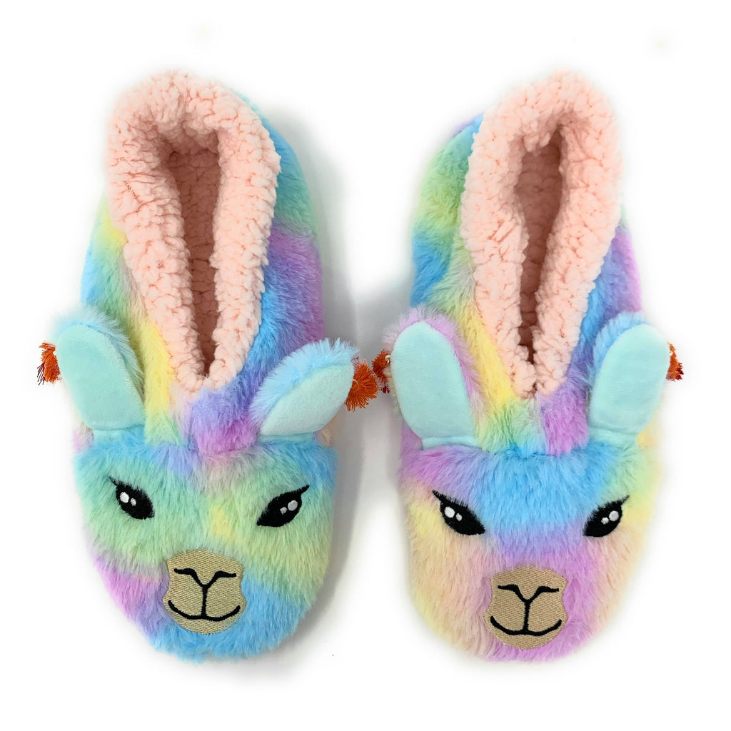 Llama Stay | Women's Funny Flully House Animal Slippers