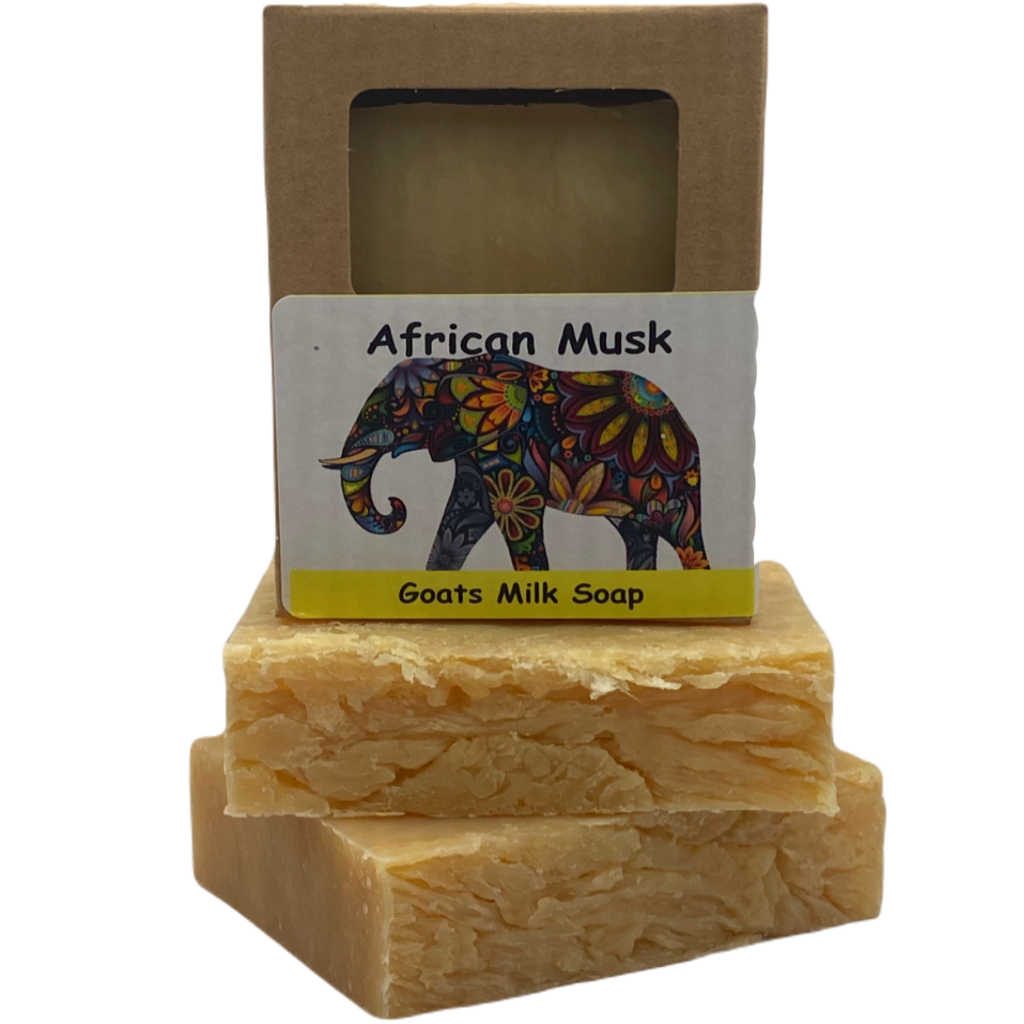 African Musk Goats Milk Natural Soap
