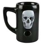 Black Skull Pipe Mug