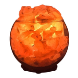 Clear Sphere Himalayan Aromatherapy Salt Lamp Night Light - Handcrafted
