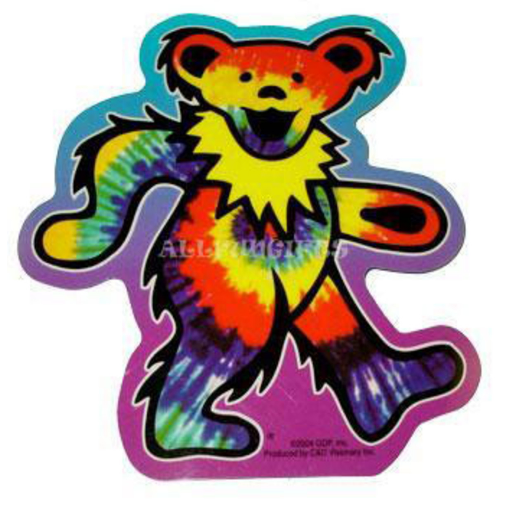 Grateful Dead Dancing Bear Sticker