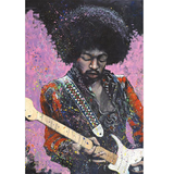 Stephen Fishwick Electric Glow Jimi Hendrix Poster