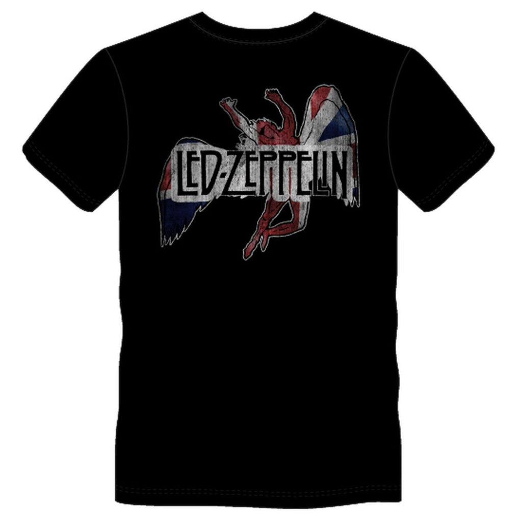 Led Zeppelin Union Jack on Icarus T-Shirt