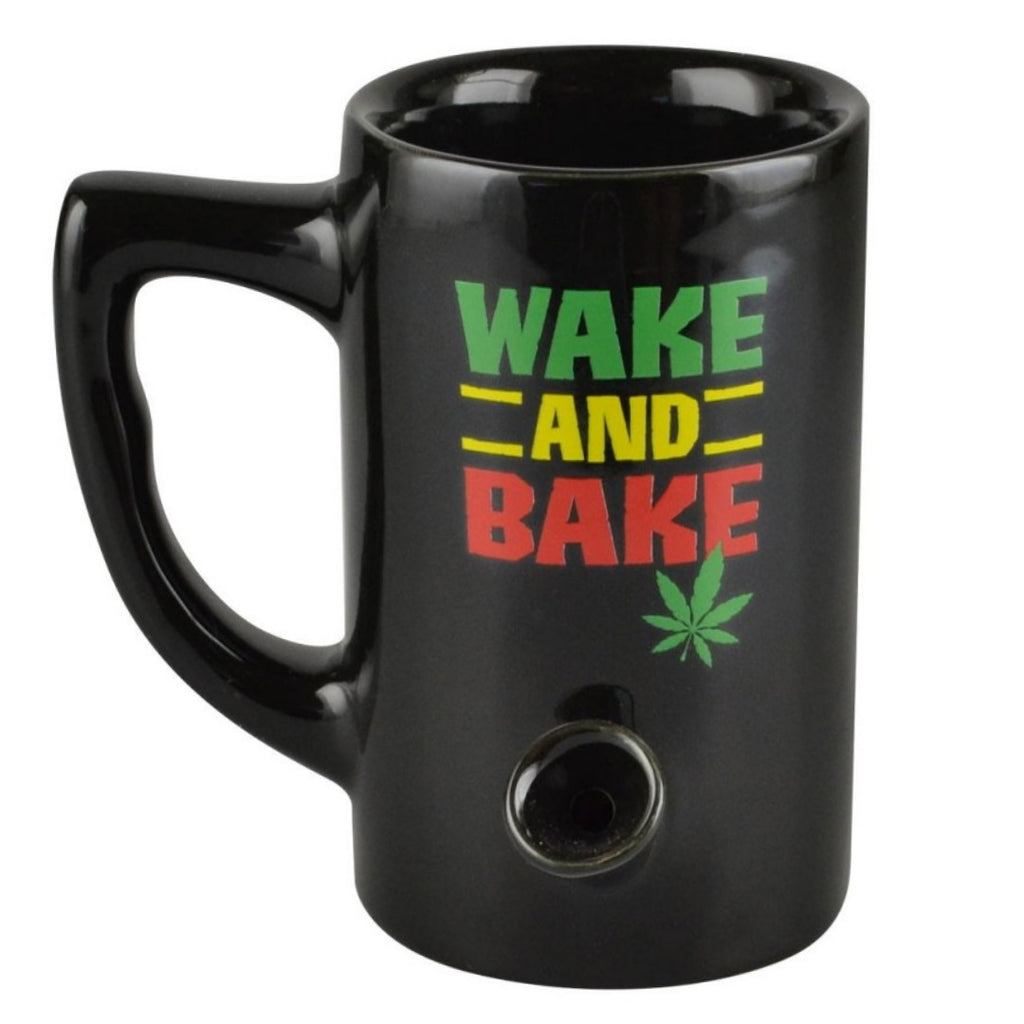 Wake & Bake Rasta Pipe Mug