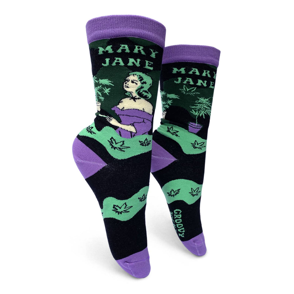Mary Jane Womens Crew Socks